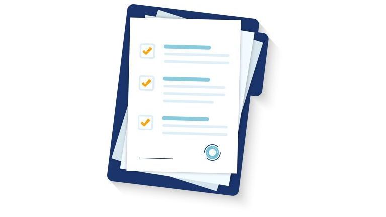 Illustrasjon av sjekkliste